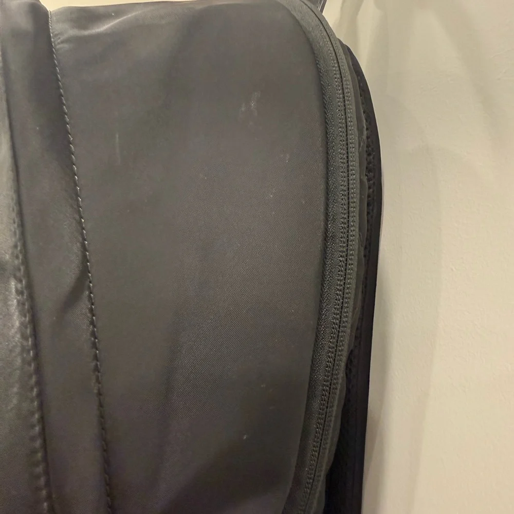 Kate Spade Minimal Black Nylon Backpack – Large | Laptop Compartment